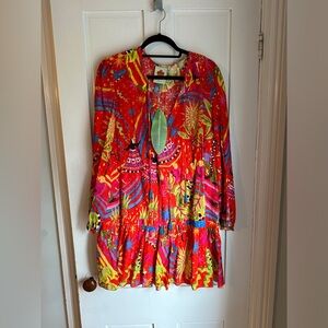 NWT Farm Rio Magic Forest Mini Dress | XL